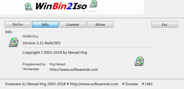 WinBin2Iso(转换bin文件到ISO)