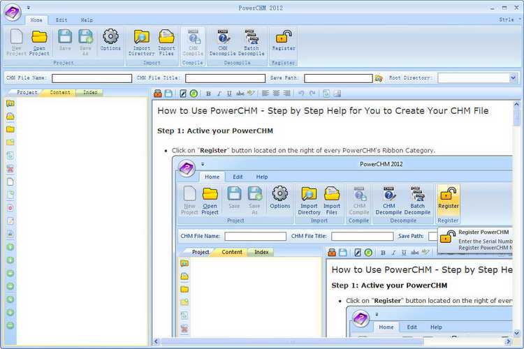 PowerCHM 2012