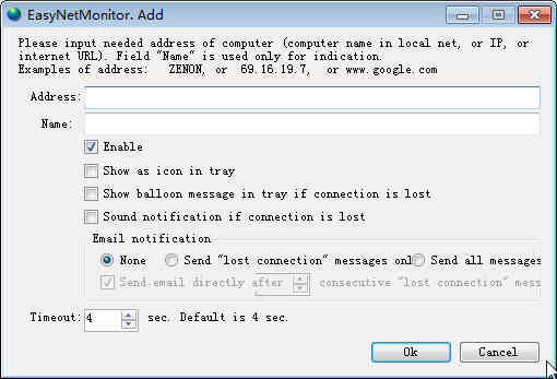 EasyNetMonitor（网络监视）