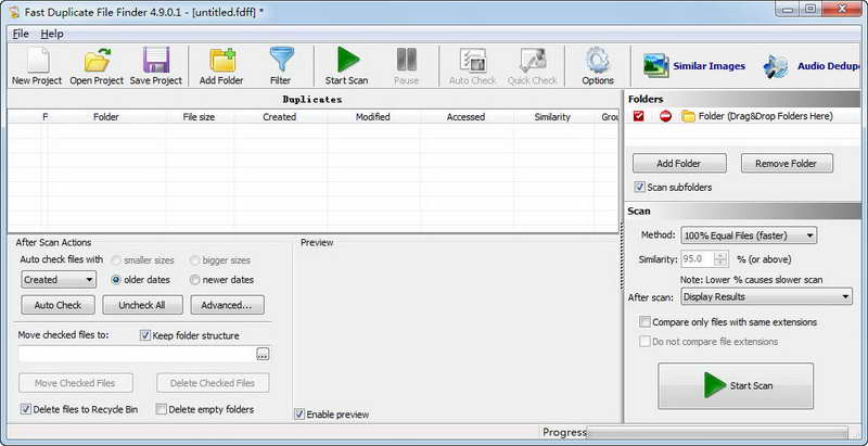 Fast Duplicate File Finder