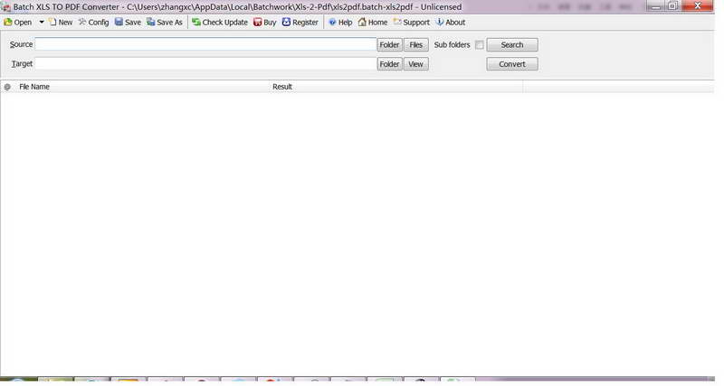 Batch XLS TO PDF Converter(xls转pdf)