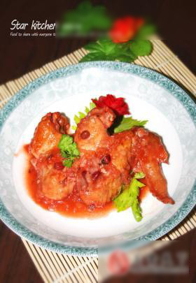 乳腐红豆鸡翅
