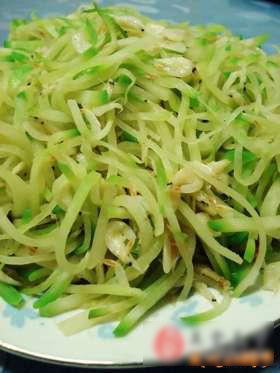 萝卜丝炒虾皮
