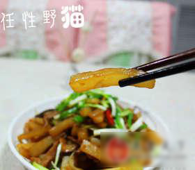 萝卜炒香菇瘦肉