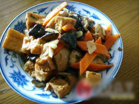 香菇烧豆腐