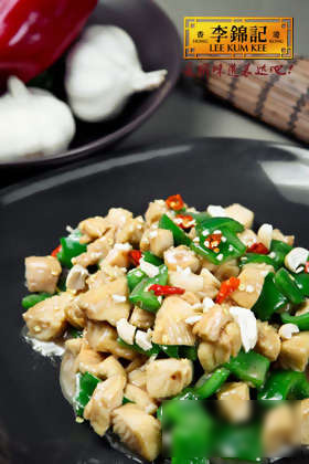 蚝油青椒鸡丁
