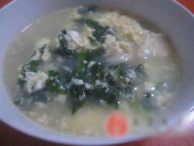 菠菜鸡蛋汤