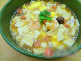 虾仁豆腐羹