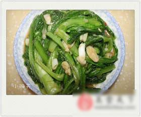 蒜香蚝油油麦菜