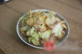 豆腐泡娃娃菜