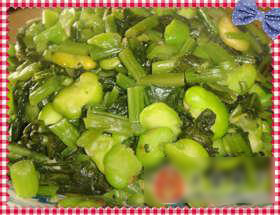 雪菜蚕豆酥