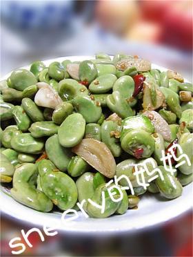 蒜香辣味蚕豆米