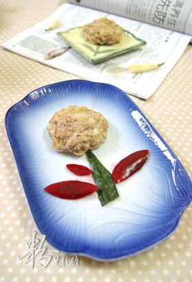 花朵肉饼