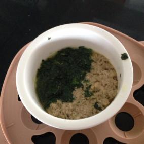 8个月以上宝宝辅食 无油无盐 鹅肝菠菜
