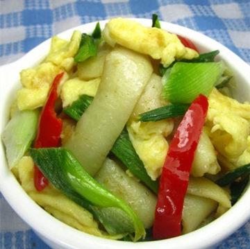 鸡蛋炒豆丝