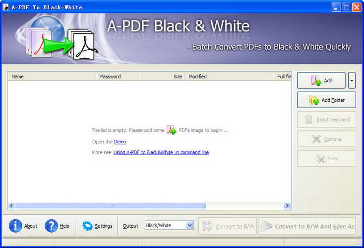 A-PDF To Black-White